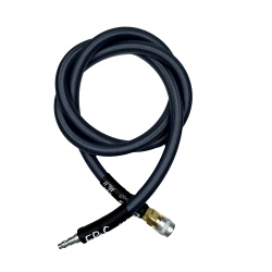 HPA 115cm hose with holster - black