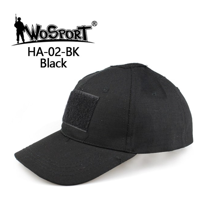 Camouflage Baseball Cap - Black