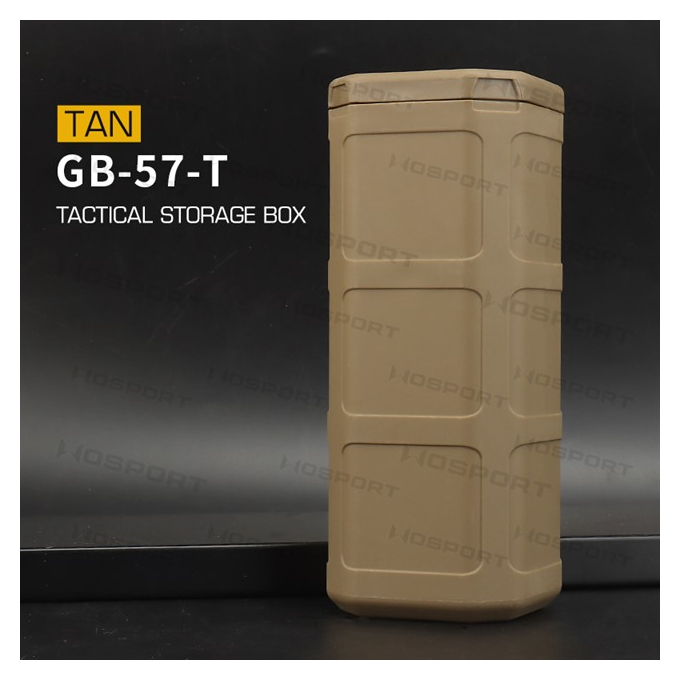 WST Tactical storage box 16,6 x 6,7 x 6,5cm - Black