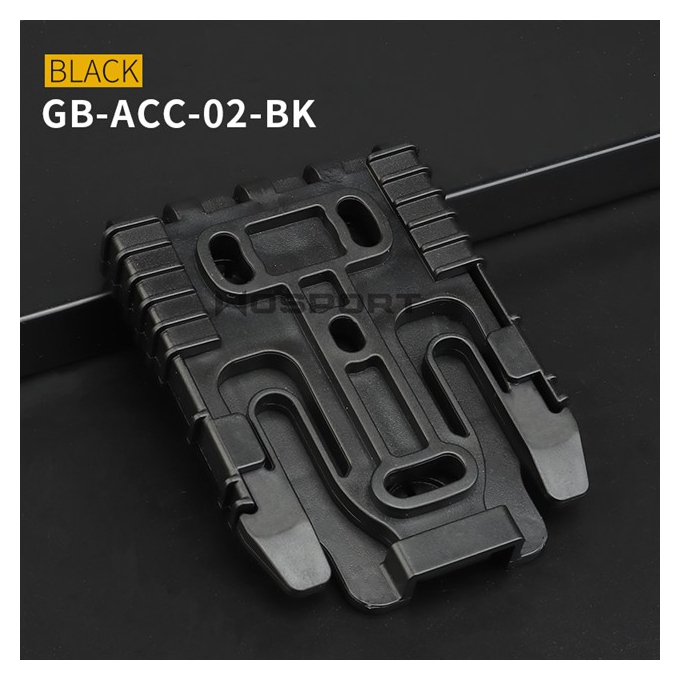 Adapter Base Quick Release Buckle - Black