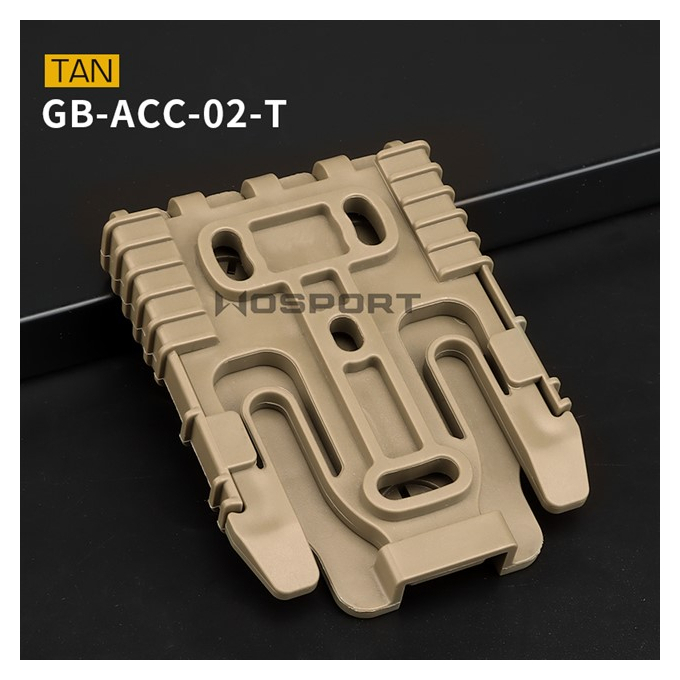 Adapter Base Quick Release Buckle - Black