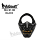 WoSporT devil/Samurai mask - Blue