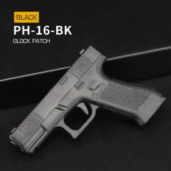 Wosport Patch GLOCK PVC 3D gumový - černý