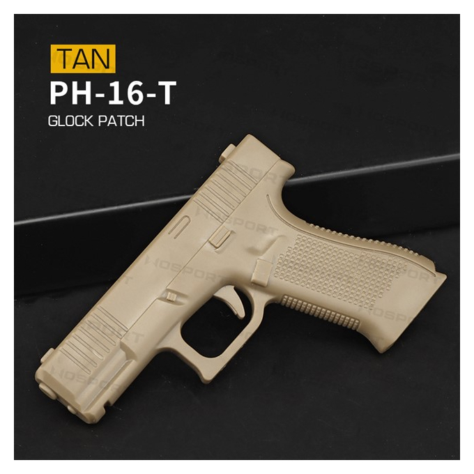 Wosport Series PVC 3D Patch For Clock - Black