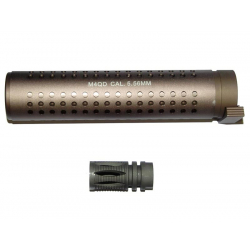 QD silencer 175 x 38 mm - TAN