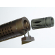 QD silencer 175 x 38 mm - TAN