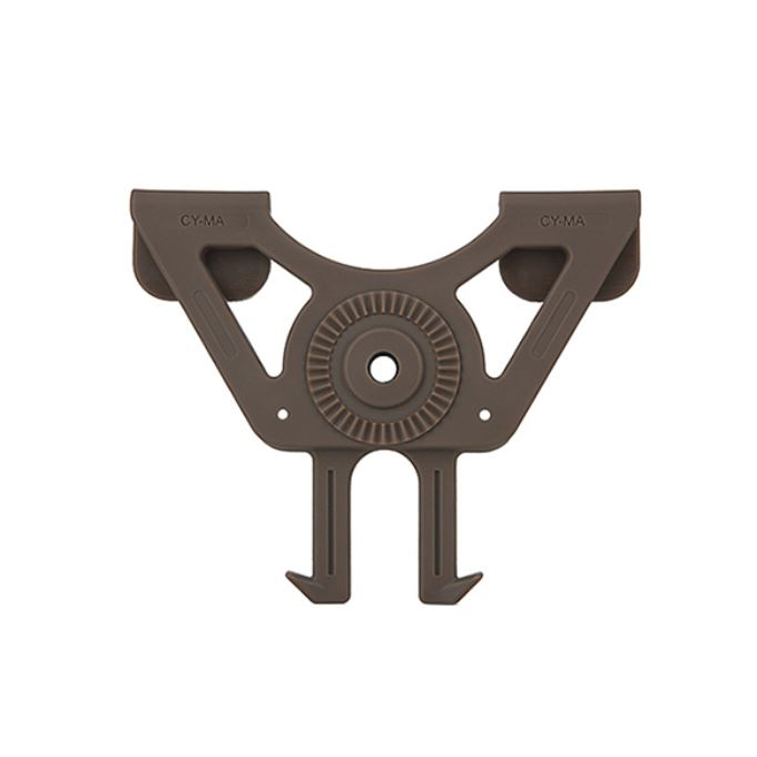 Molle mount attachment for polymer holster - BLACK