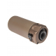 WARDEN BLAST DUMMY QD SILENCER CCW - BK (FULL MARKING)