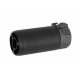 WARDEN BLAST DUMMY QD SILENCER CCW - BK (FULL MARKING)