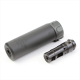 SOCOM556 MINI DUMMY QD SILENCER CCW - BK (FULL MARKING)