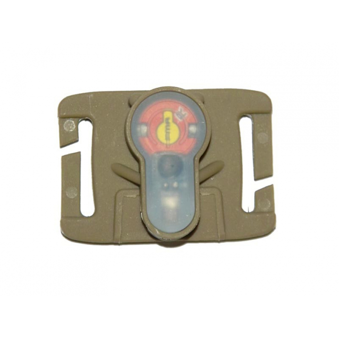 FMA MOLLE System Strobe Light Dark Earth ( Red LED )