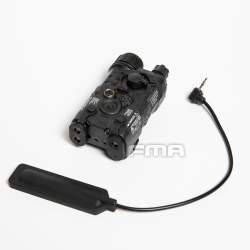 FMA LAB PEQ-NGAL LED White light with IR Lenses + Red and IR laser - BK