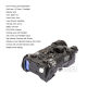 FMA LAB PEQ-NGAL LED White light with IR Lenses + Red and IR laser - BK