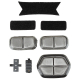 FAST paratrooper helmet kit, BLACK