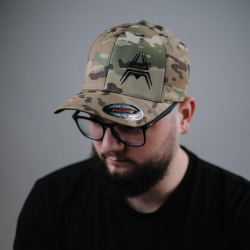 FLEXFIT Cap ANAREUS Spider logo black - Multicam®