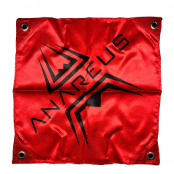 ANAREUS dead rag with velcro - red