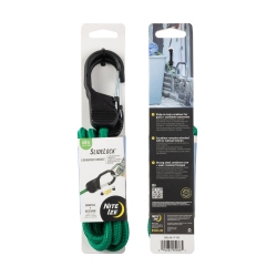 SlideLock® Carabiner Bungee, green