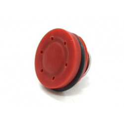 Plastic flat piston head with the bearing