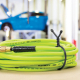 GEAR TIE® REUSABLE RUBBER TWIST TIE™ (2pcs), Yellow NEON - length 12"
