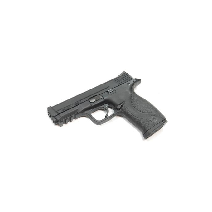 MP9 Big Bird, černá - žebrovaná, celokov - blowback