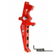 CNC Aluminum Advanced Trigger (Style E) (Red) for M16 AEG Series
