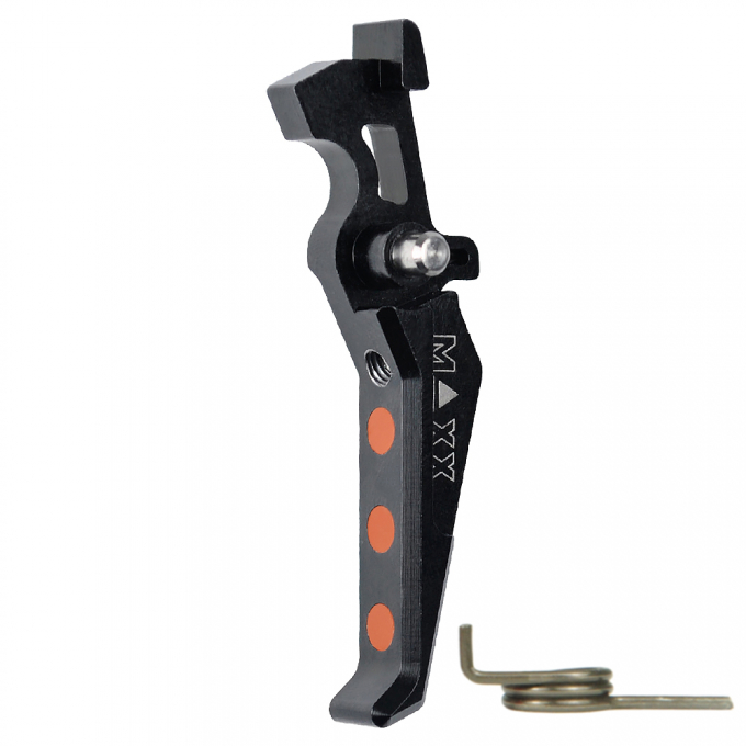Hliníková CNC SPEED spoušť pro M4/M16 - TYPE E, černá