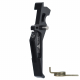 Hliníková CNC SPEED spoušť pro M4/M16 - TYPE E, černá