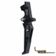 Hliníková CNC SPEED spoušť pro M4/M16 - TYPE E, černá