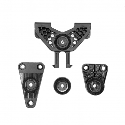 CTM Saf Angle System and Molle Panel kit - BLACK