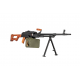 PKM machine gun - real wood stock