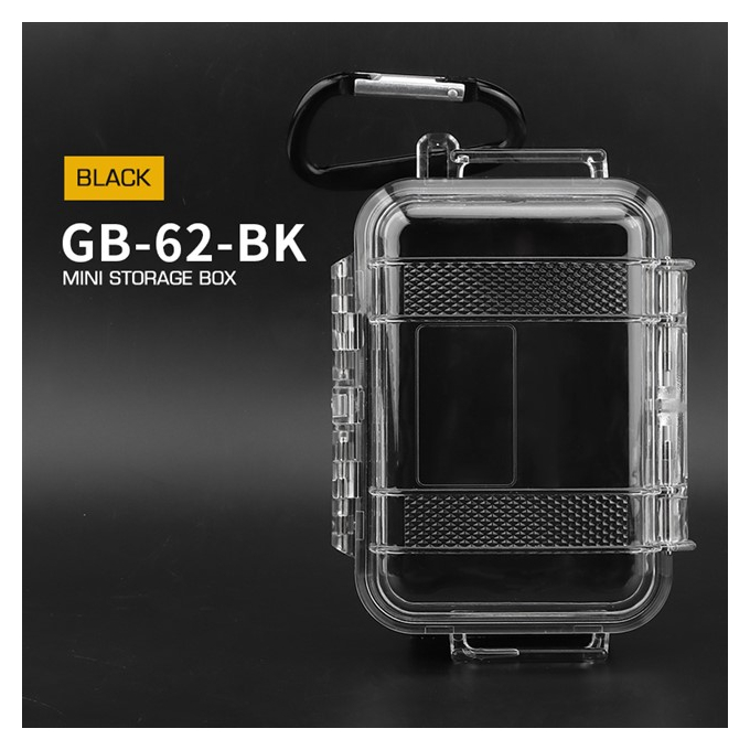 WST Mini Storage box with drawstring 14,5 x 10 x 5 cm - Black