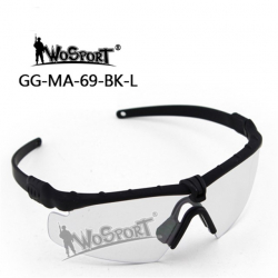 Shooting Safety&nbsp;Goggles MA-69, Black, Clear