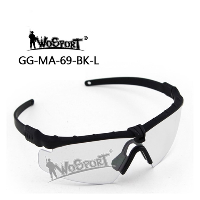 Shooting Safety&nbsp;Goggles MA-69, Black, Clear
