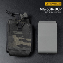SRMP sumka Single MOLLE na zásobník M4/M16 otevřená - MC Black