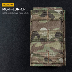 FAST Type Single 5.56 Magazine Pouch (Long) - MC