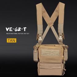 Taktický Chest rig D3TMVS - Coyote