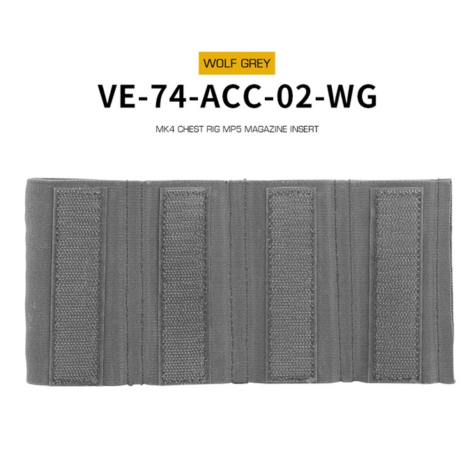 MK4 Chest Rig MP5 Magazine Insert - Grey