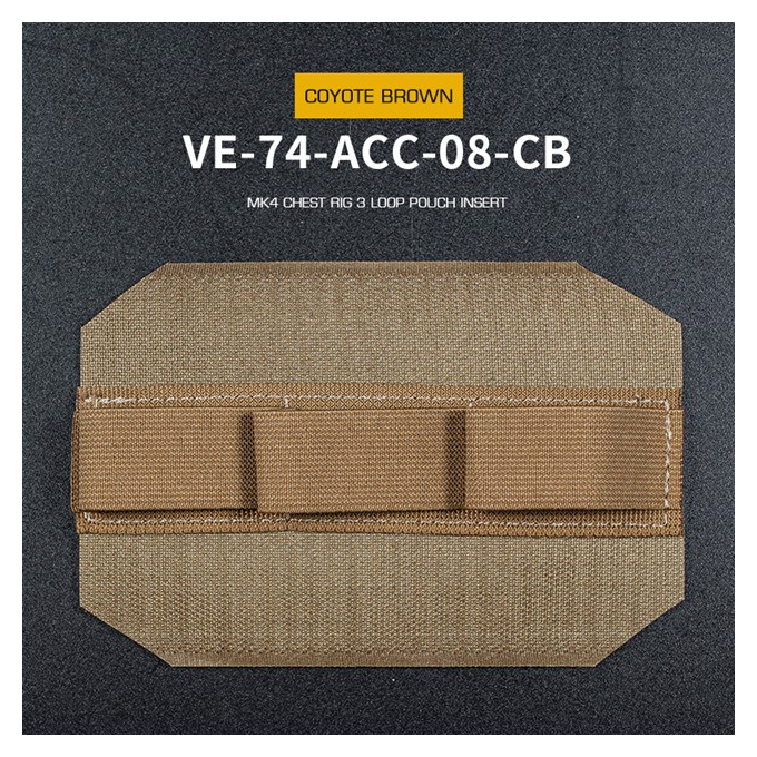 MK4 Chest Rig 40mm grenades Insert - coyote