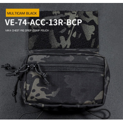 MK4 Chest Rig Drop Dump Pouch - MC Black