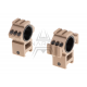 Tri-Side Rail 25.4mm / 30mm Mount Rings - Desert