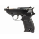 WE P38 S Gas Blowback Pistol with Silencer ( Black )