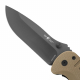 Folding Knife RESCUE Fine Edge - TAN