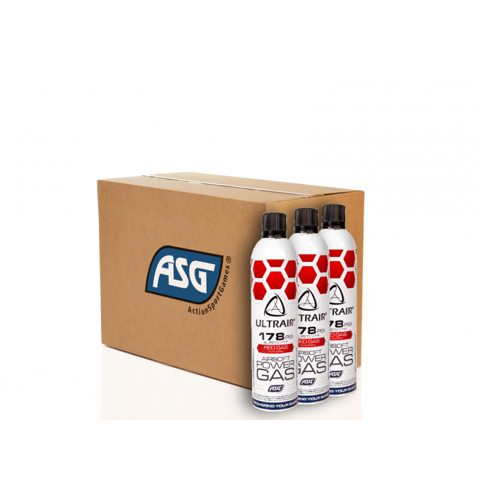 Plyn ULTRAIR Red Power Gas (178 PSI) - 570ml (36ks)