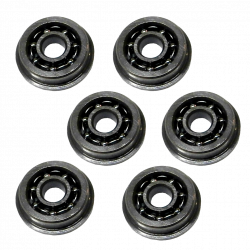 Open Steel Bearings bushings 9 mm