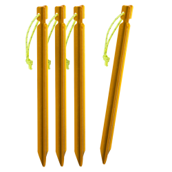 Kolíky hliníkové 4ks - oranžové