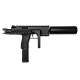 VORSK VMP-1X GBB SMG (tlmič a 2x zásobník) - Čierná