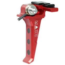 CNC Aluminum Advanced Speed Trigger (Style E) (Red) for EVO