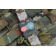 FMA MOLLE System Strobe Light Black ( Red LED )