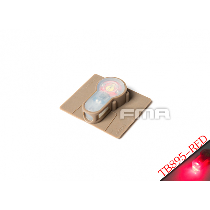 FMA VELCRO System Strobe Light Dark Earth ( Red LED )