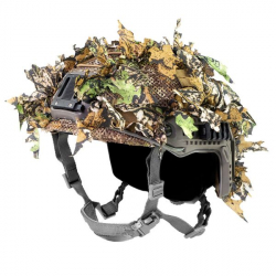 Helmet – 3D Camo Cover - Amber Helmet – 3D Camo Cover - Amber